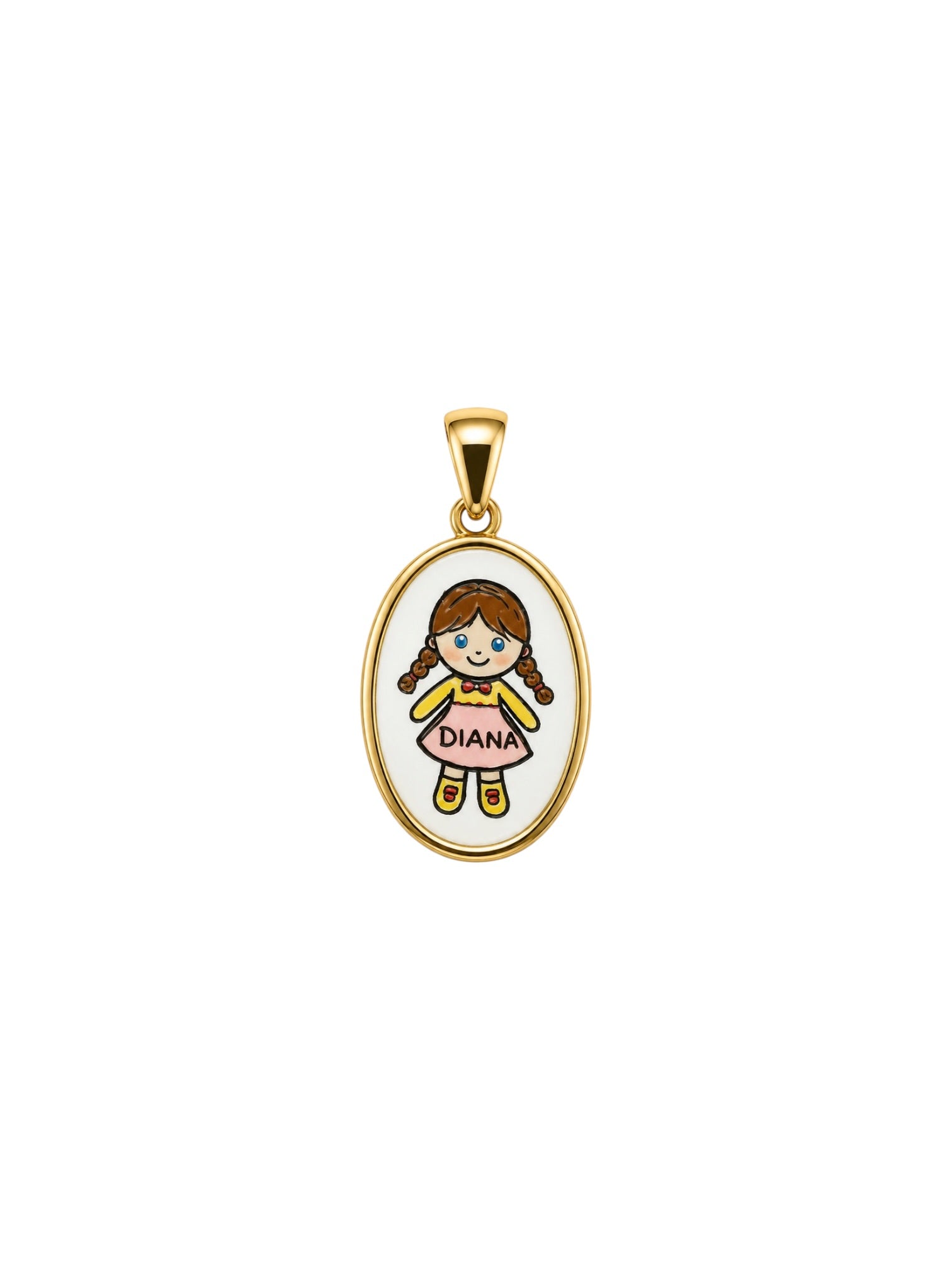 Ciondolo Bambina con Nome