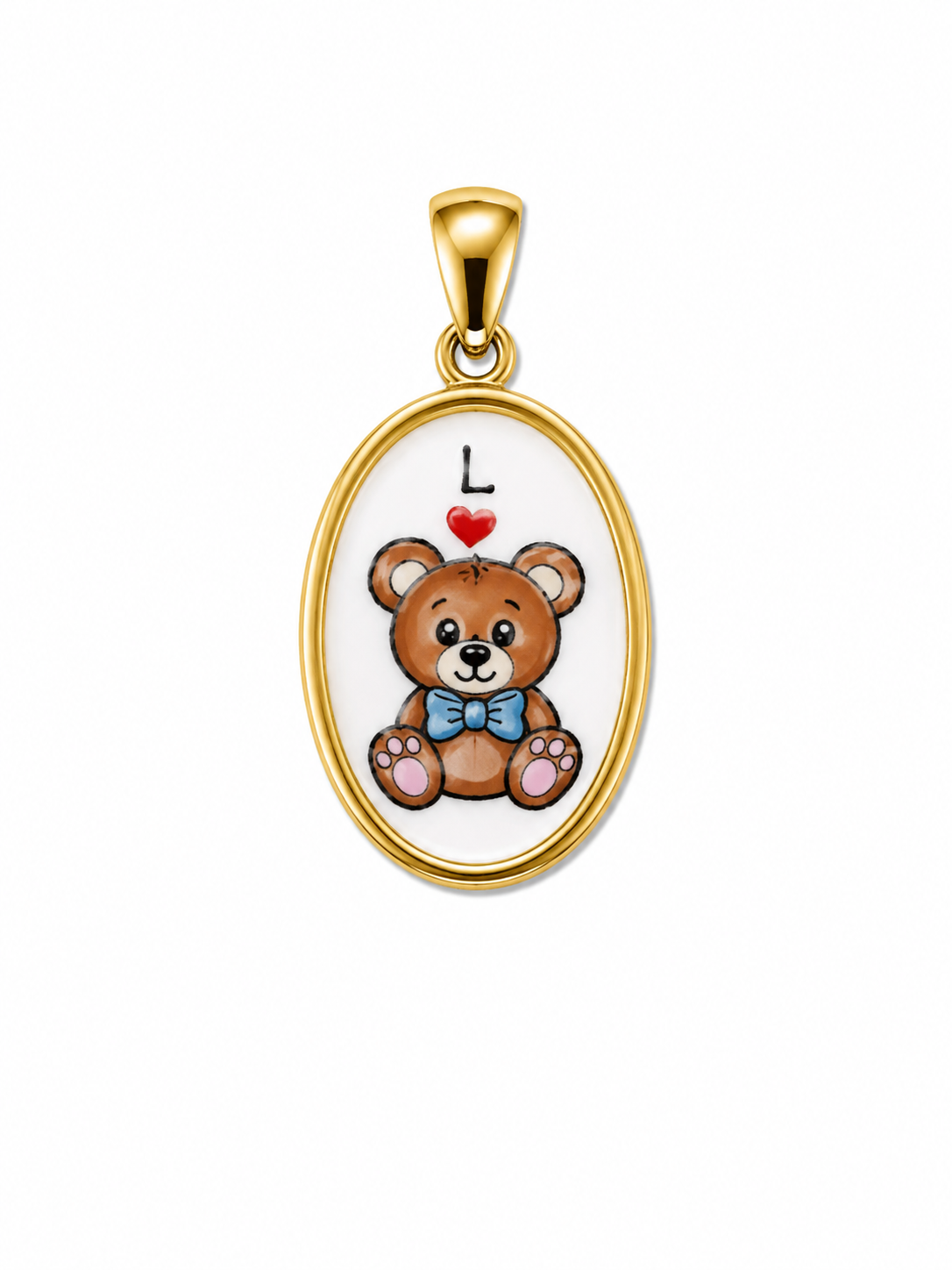 Ciondolo Teddy con Iniziale